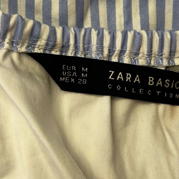 NWT ZARA Striped Off Shoulder Top - Picture 10 of 10